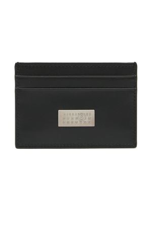 Portacarte numeric in pelle nera MM6 MAISON MARGIELA | SA5UI0026P8873T8013